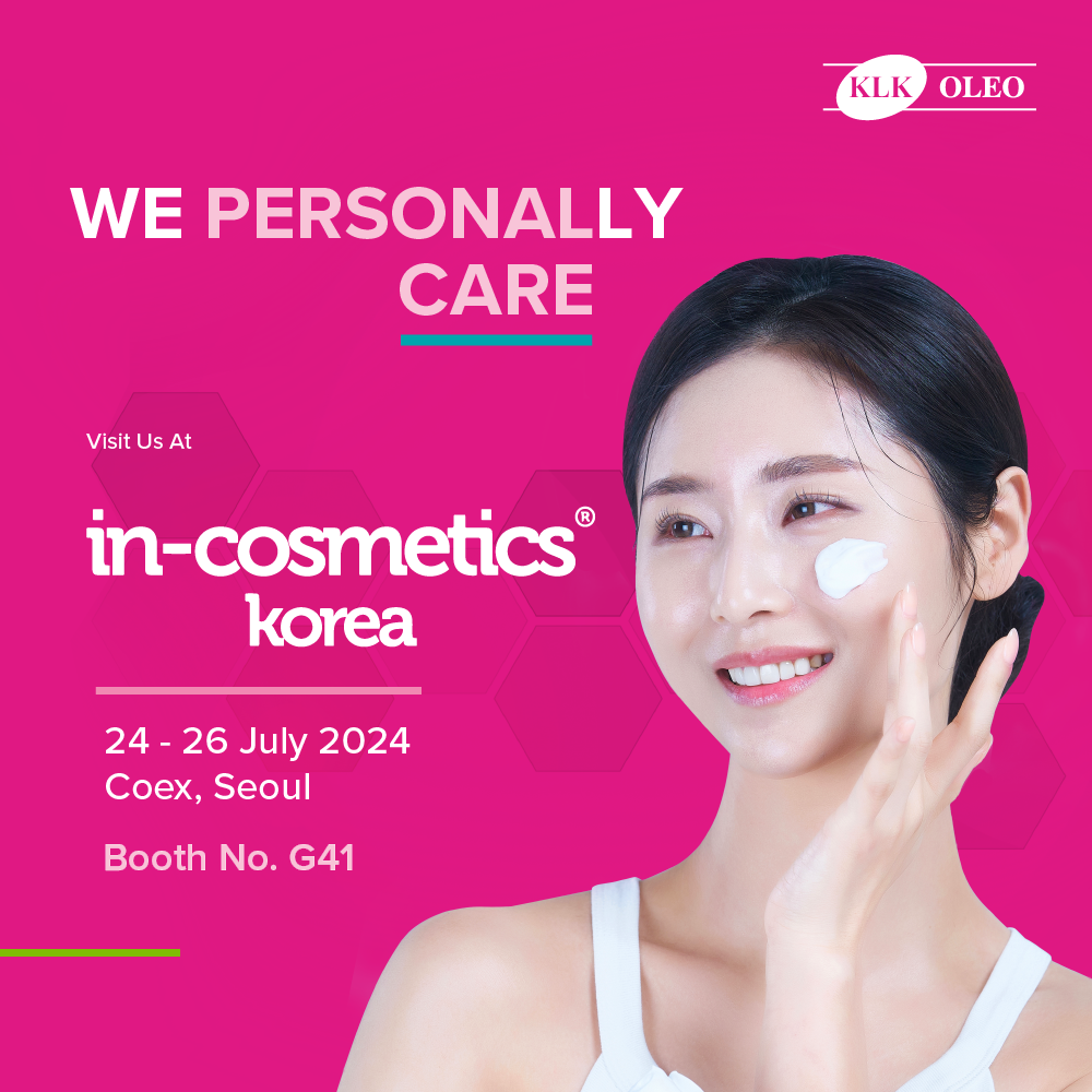 Visit KLK OLEO at in-cosmetics Korea 2024