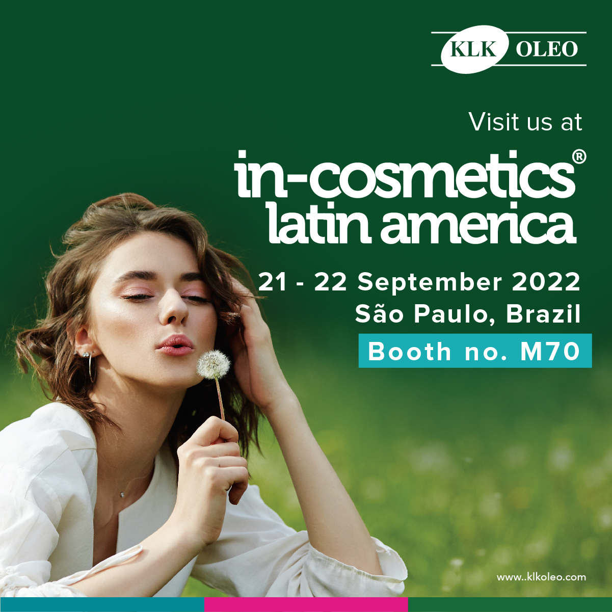 Get in touch with us at the incosmetics Latin America! KLK OLEO